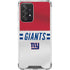 NFL New York Giants White Striped Galaxy A52 5G Clear Case